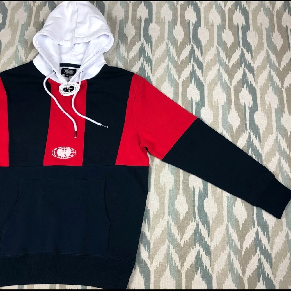 Wu Tang Wear Men Chamber Color Blocked Rare Hoodie - Picture 4 of 8